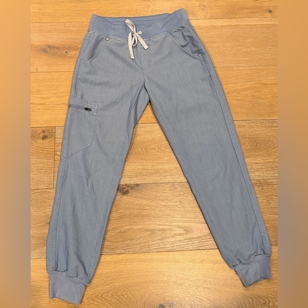 FIGS Zamora Scrub Bottoms in Heather Indigo Size XS/P